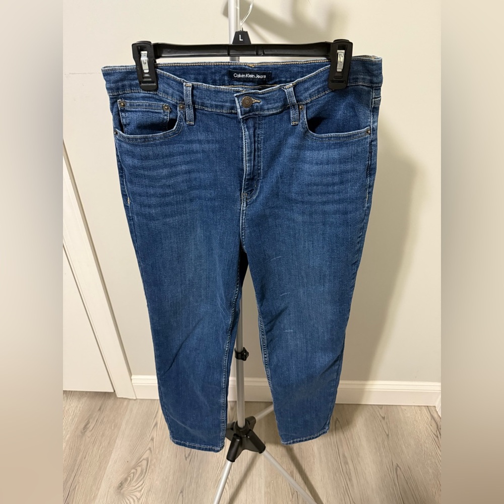 Calvin Klein Women's Classic Blue Ankle Jeans